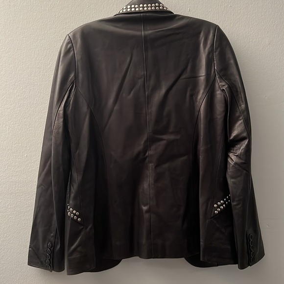 In Transit Womens Authentic Leather Blazer - Picture 5 of 5